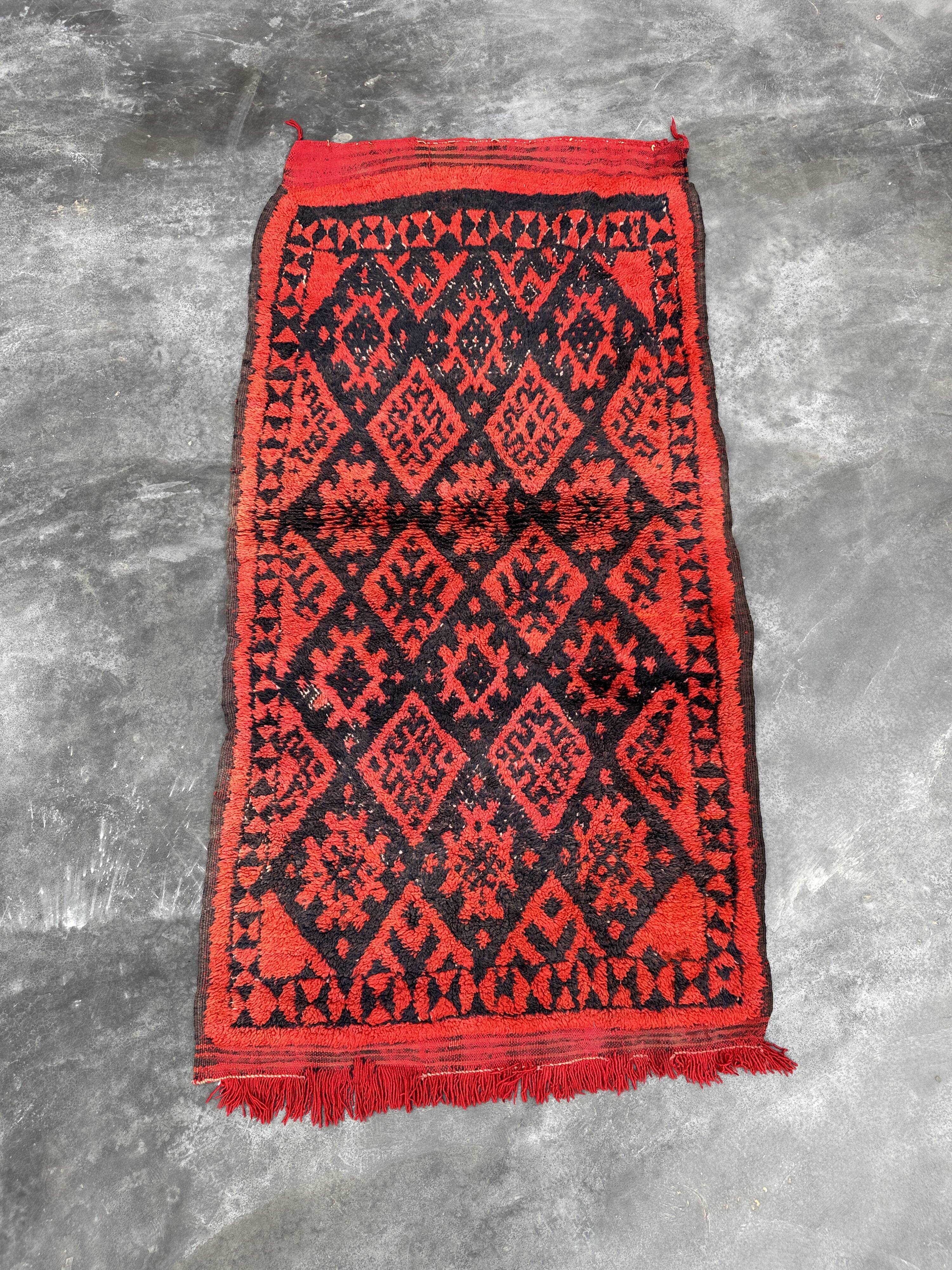 Moroccan carpet - 95 x 188 cm