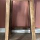 High wooden stool