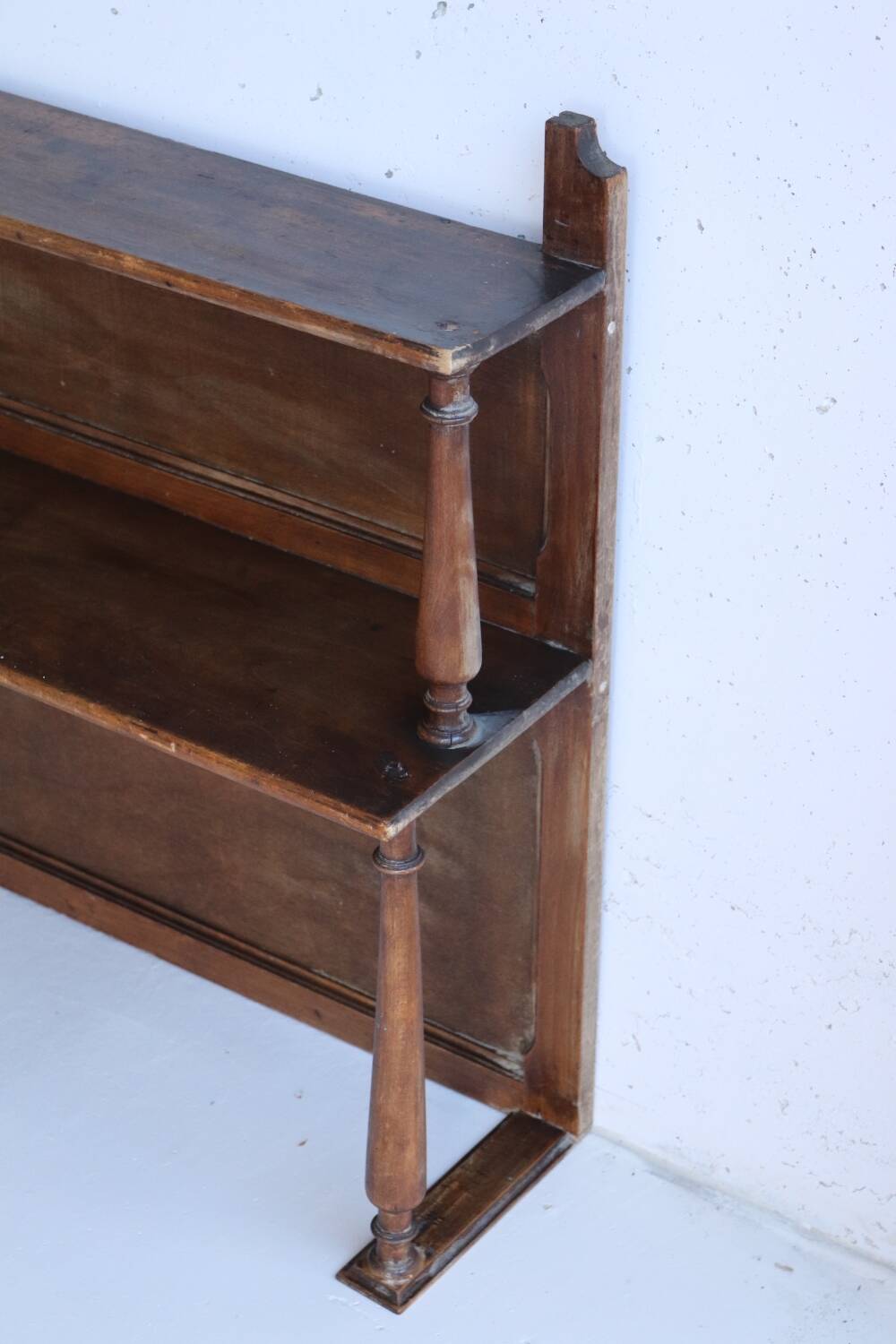 Old wooden shelf