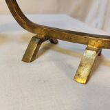Pair of brutalist candlesticks in solid brass - 1960s