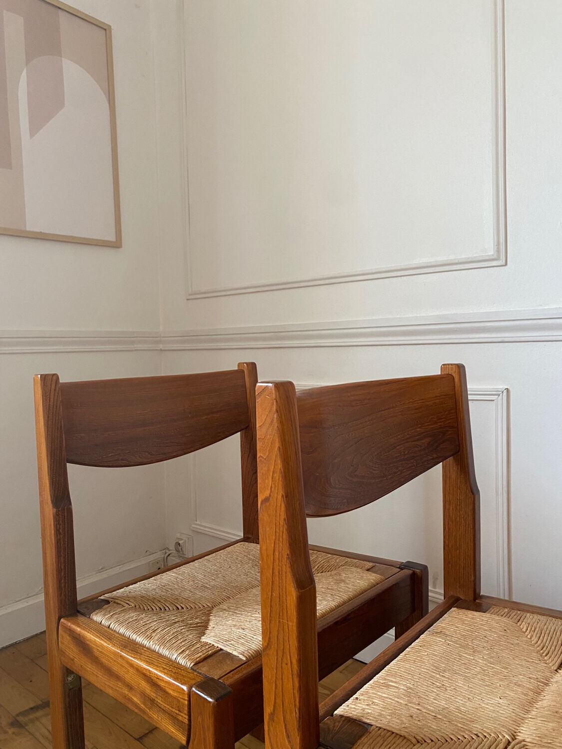 4 Maison Regain elm chairs