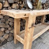 Renovated carpenter's workbench