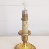 Brass lamp foot