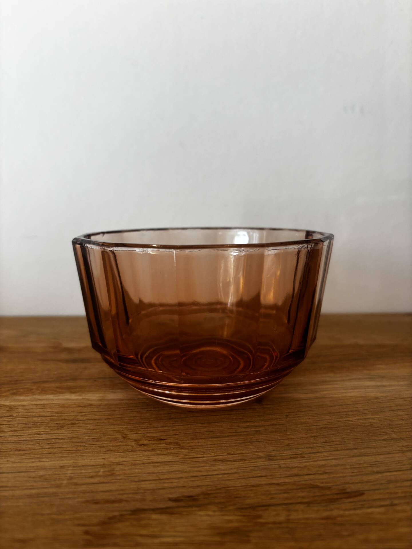 Old sugar bowl or pink glass sweet jar