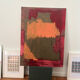 Abstract painting, acrylic on plywood