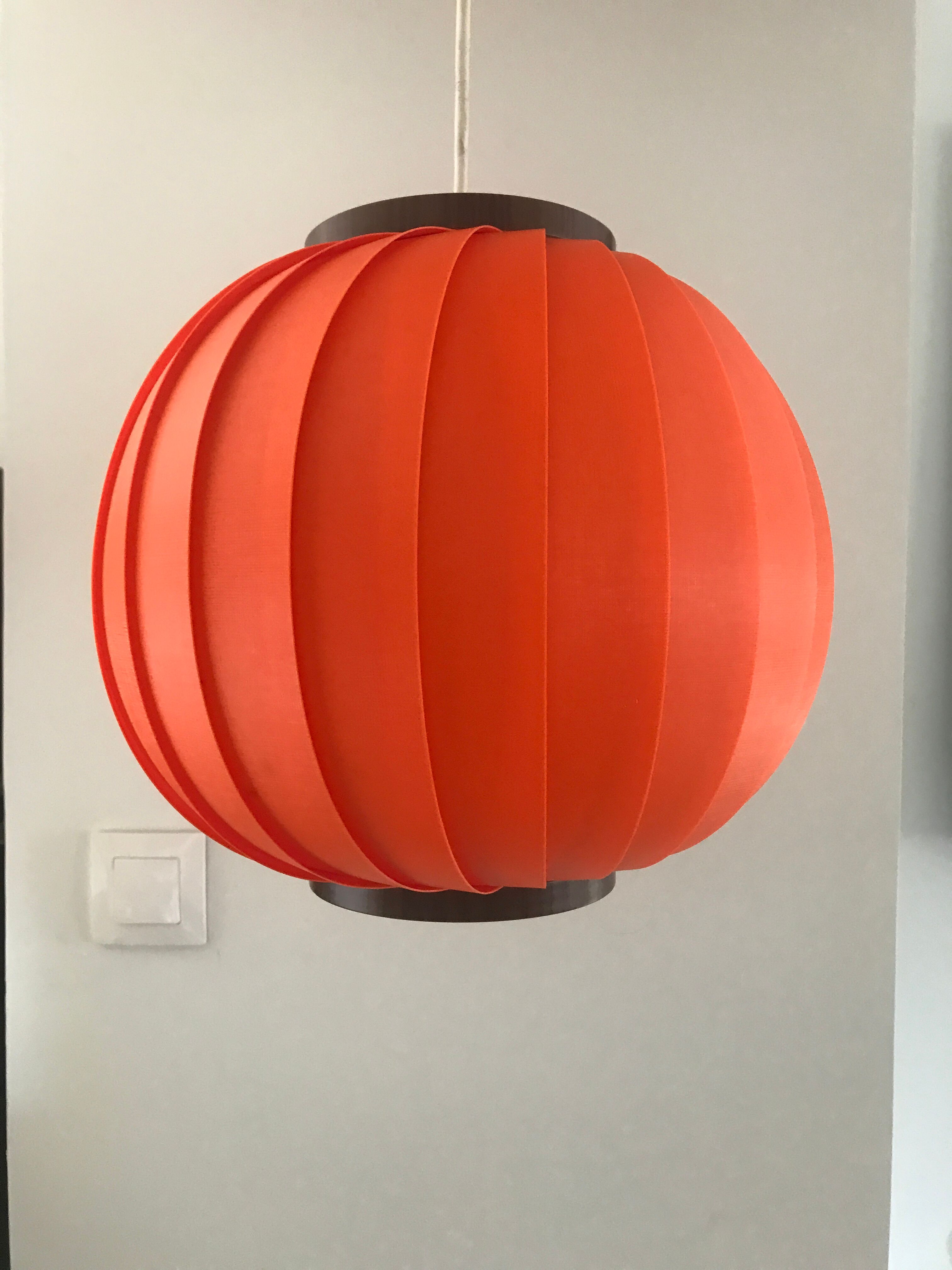 PVC chandelier from the 70s