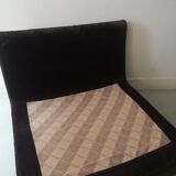 Vintage velvet brown driver, Steiner design 1970