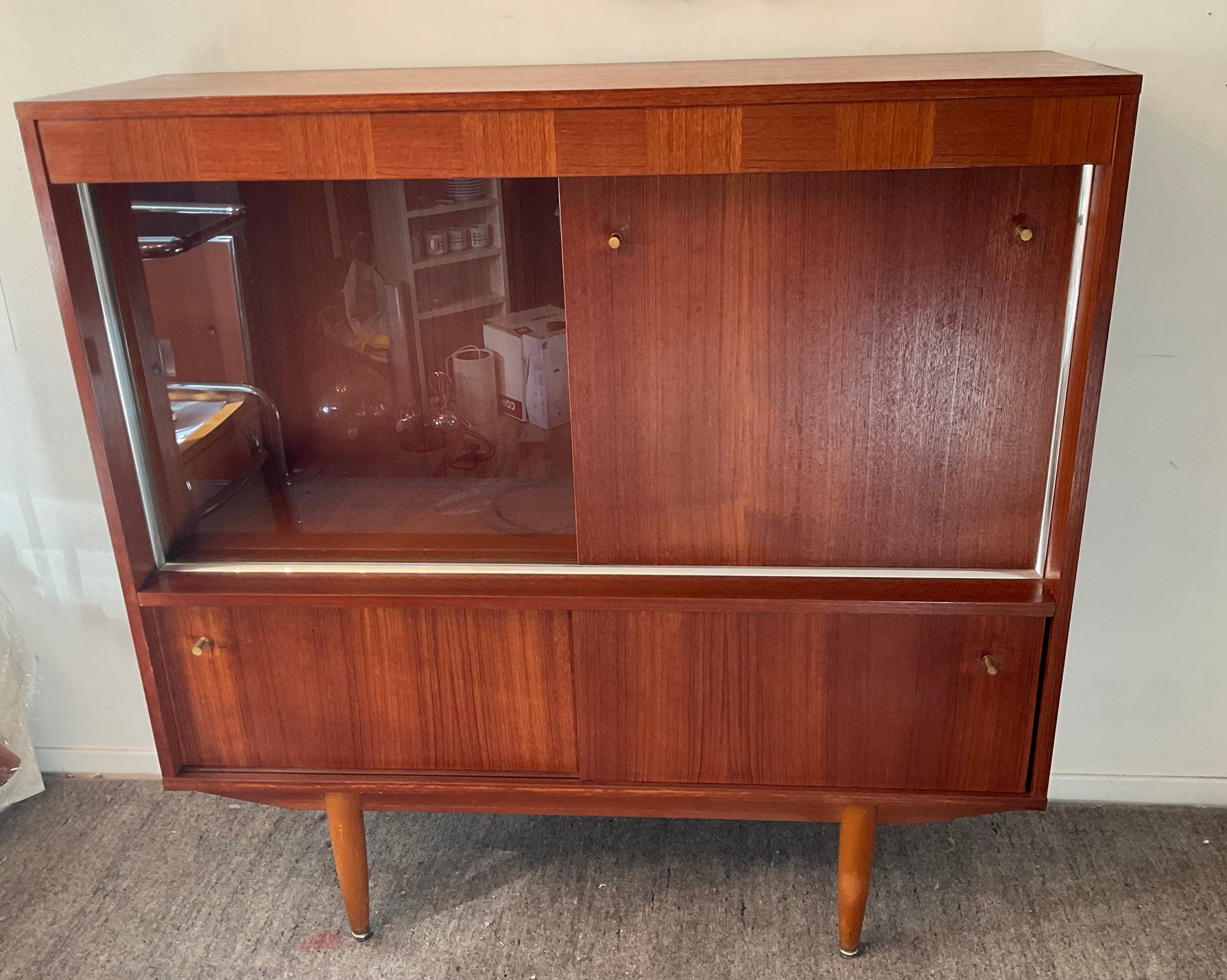 Scandinavian teak bar from the 60s and 70s