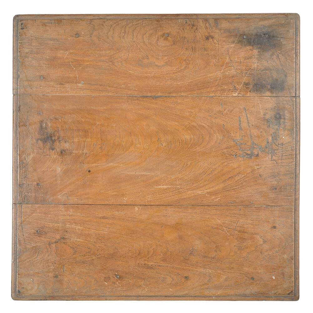 Table basse carrée en bois massif (63 x 59 x 59cm)