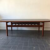 Scandinavian teak coffee table