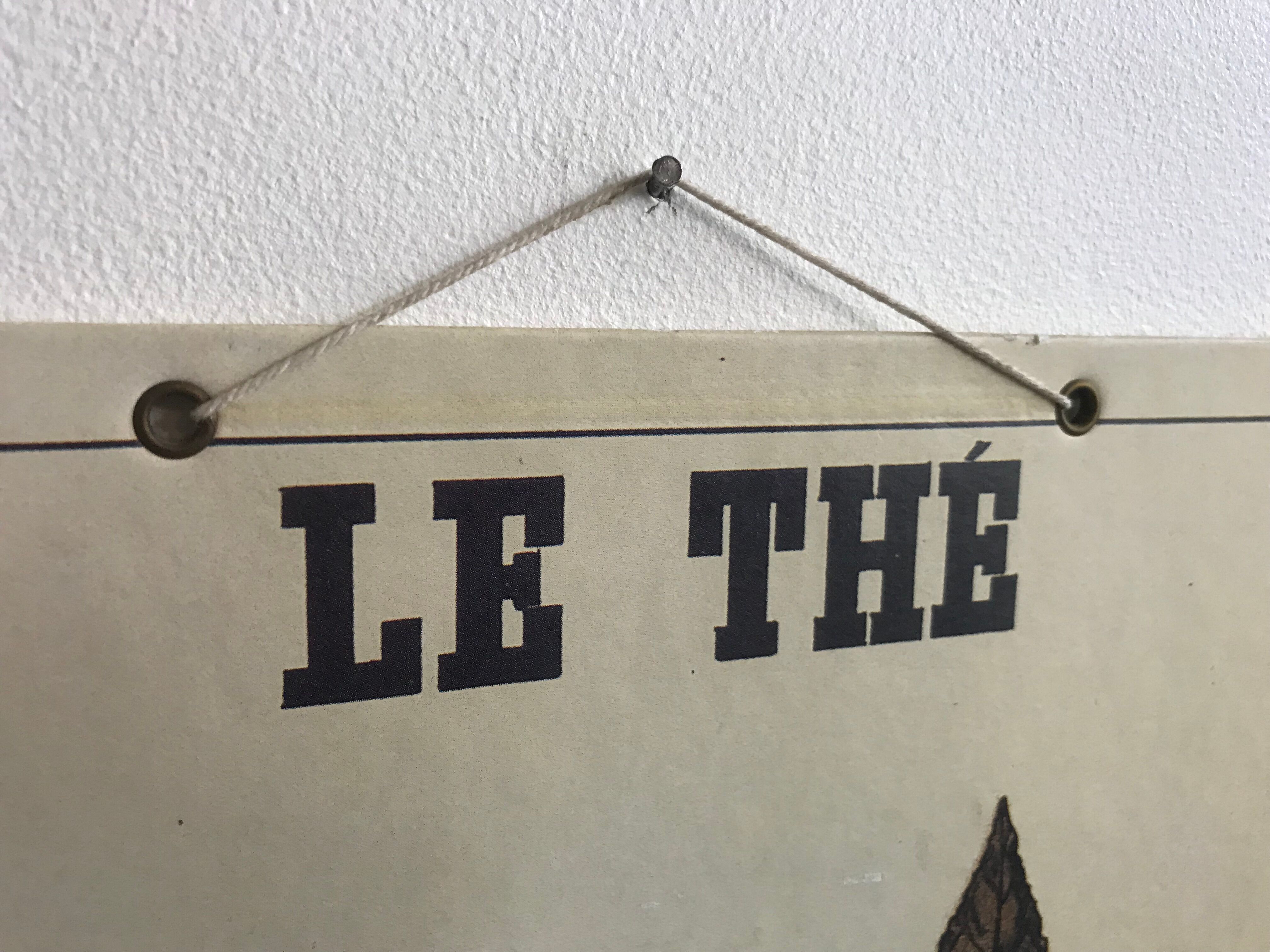 Cardboard poster "tea"