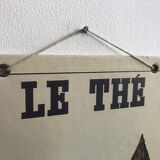 Cardboard poster "tea"