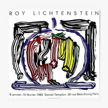 Affiche Roy Lichtenstein  1983