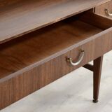 Midcentury Meredew Teak And Brass Sideboard. Vintage Modern / Danish Style / Scandinavian.