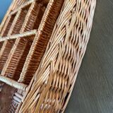 Vintage Rattan Serving Tray