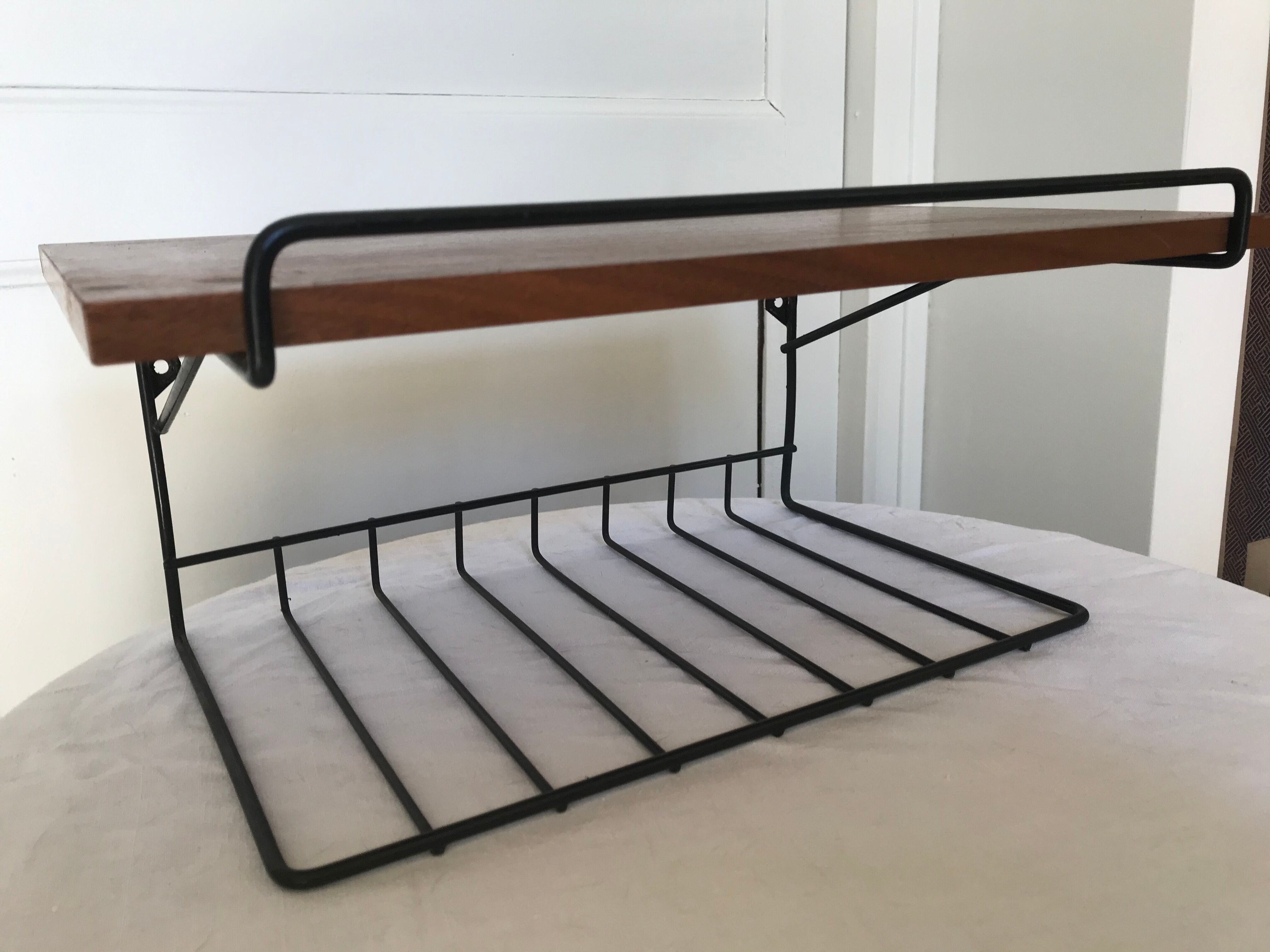 Vintage mid-century string shelf