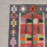 Handmade small kilim rug