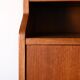 Scandinavian teak bookcase with hinged doors