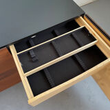 Mid century modern sideboard credenza brazilian rosewood veneer