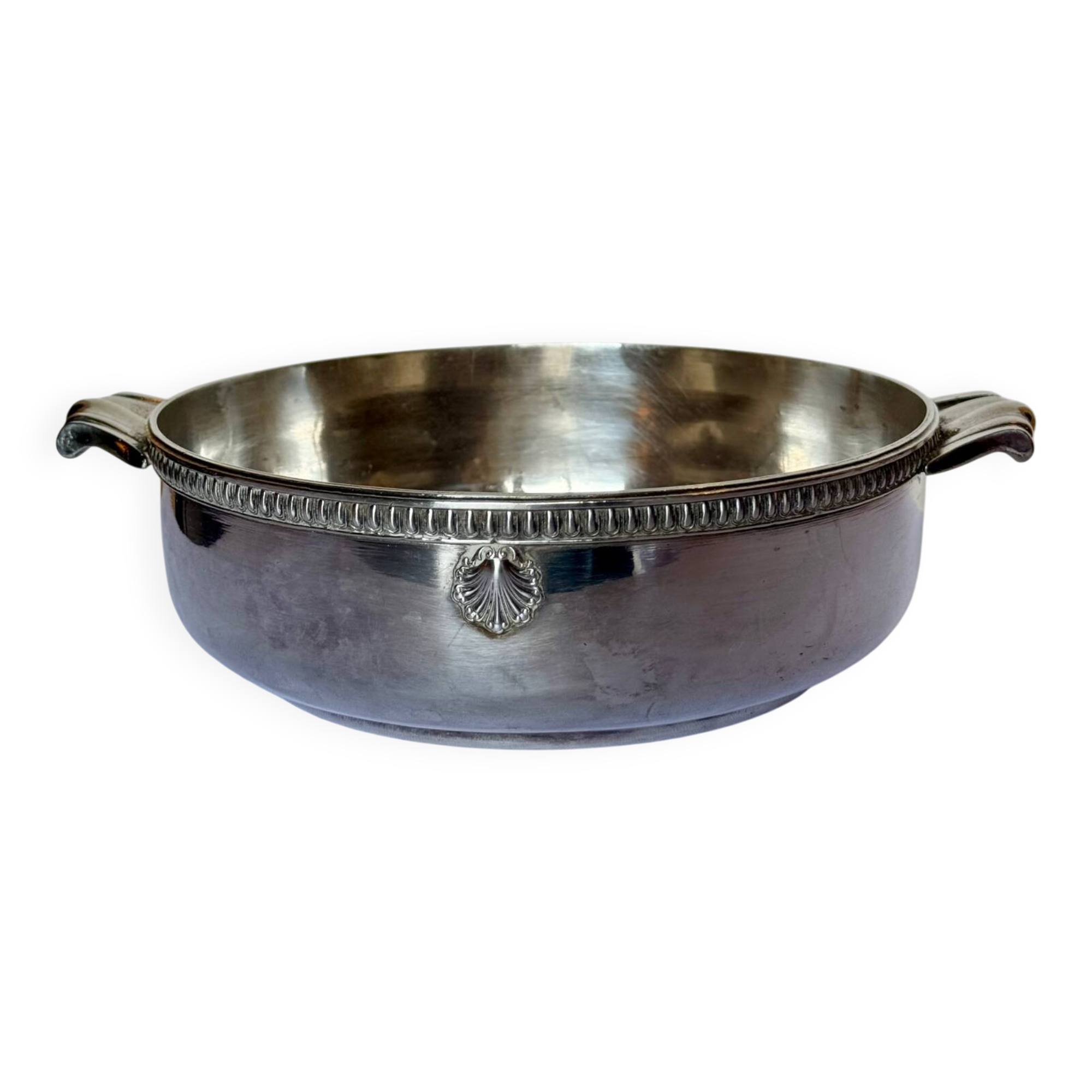 20th Century Silver-Plated Metal Compote/Cup