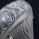Pair of Art Deco pressed glass wall lights designed 1930