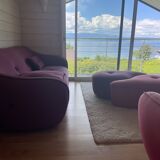 Bebop Ego Italiano living room sofa armchair, 2 poufs and 1 cushion