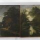 Two oil paintings on canvas signed N. Rousseau – fishing scenes from the 19th century.