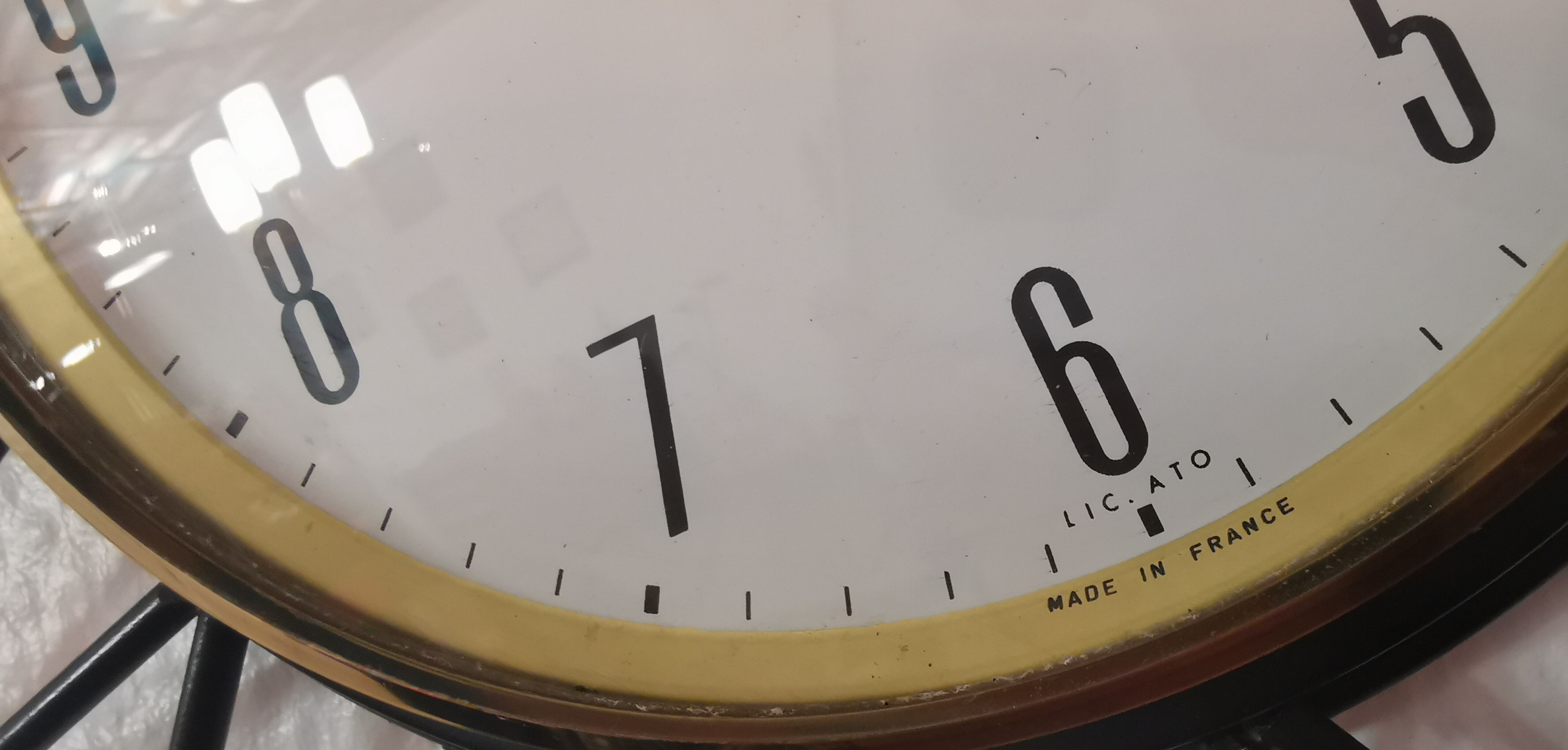 Vedette wall clock France 1950