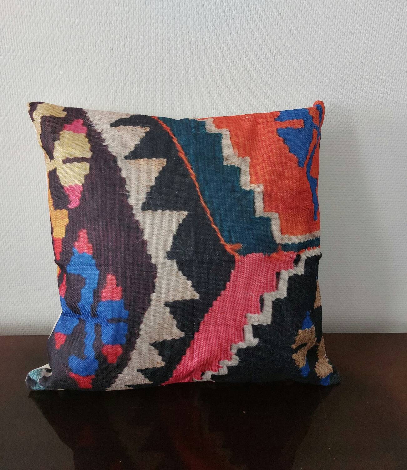 Coussin bohème patchwork