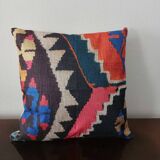 Bohemian patchwork cushion