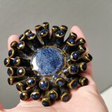 Small ceramic candlestick (for tea lights), Denmark 1970s.