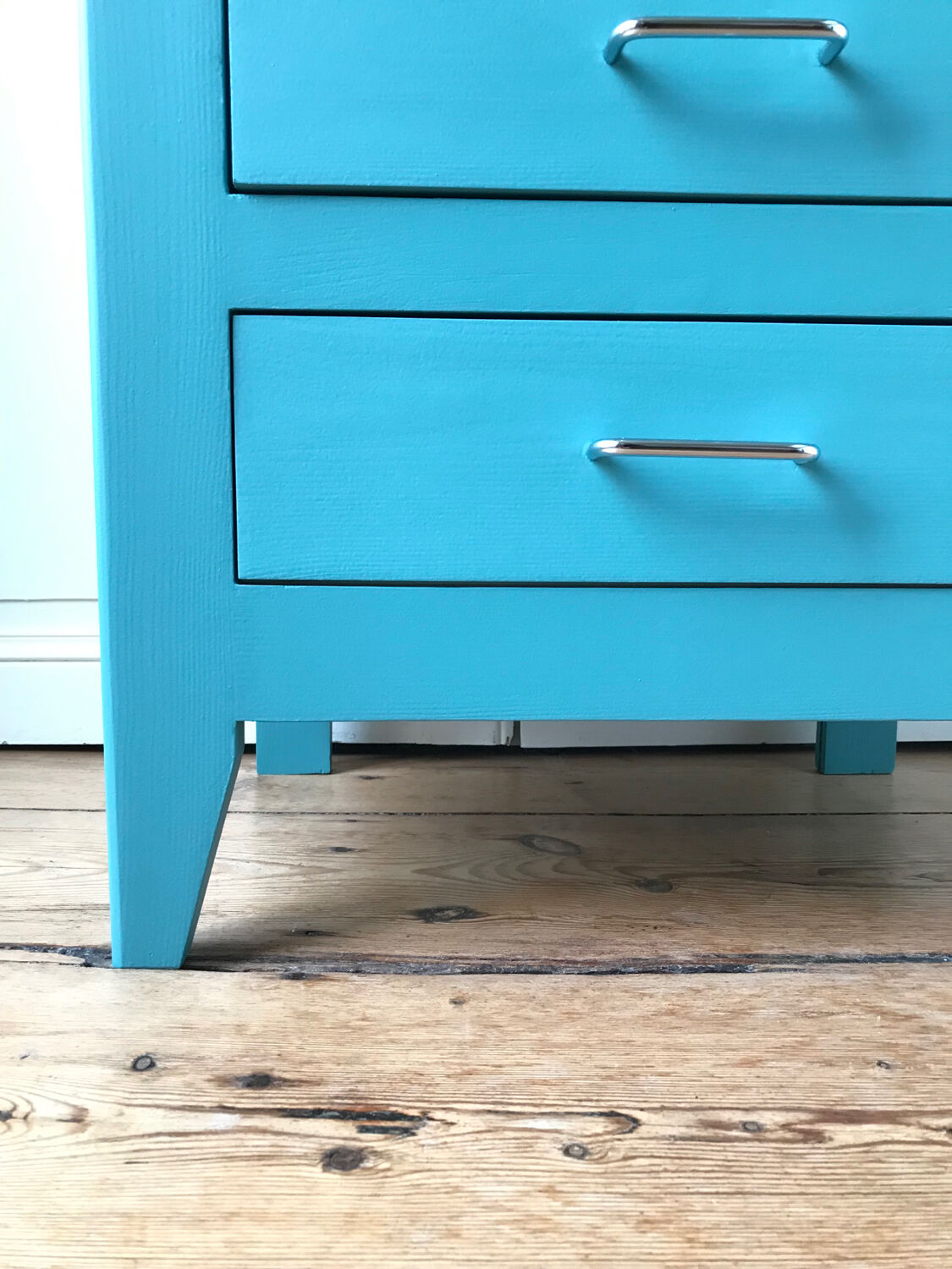 Chiffonnier commode revisité en Menthe Douce de chez Ressources