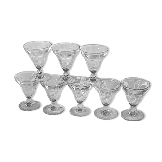 Set of bistro glasses