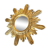 Golden wood sun mirror, 1960