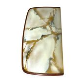 Tables de chevet plaquées en palissandre avec plateau en onyx vert