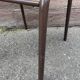 Set of 6 vintage industrial school chairs for communities mullca delagrave tube & wood