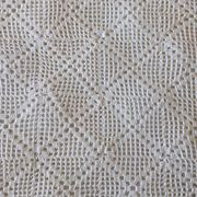 Couverture de carrés en crochet Fait Main