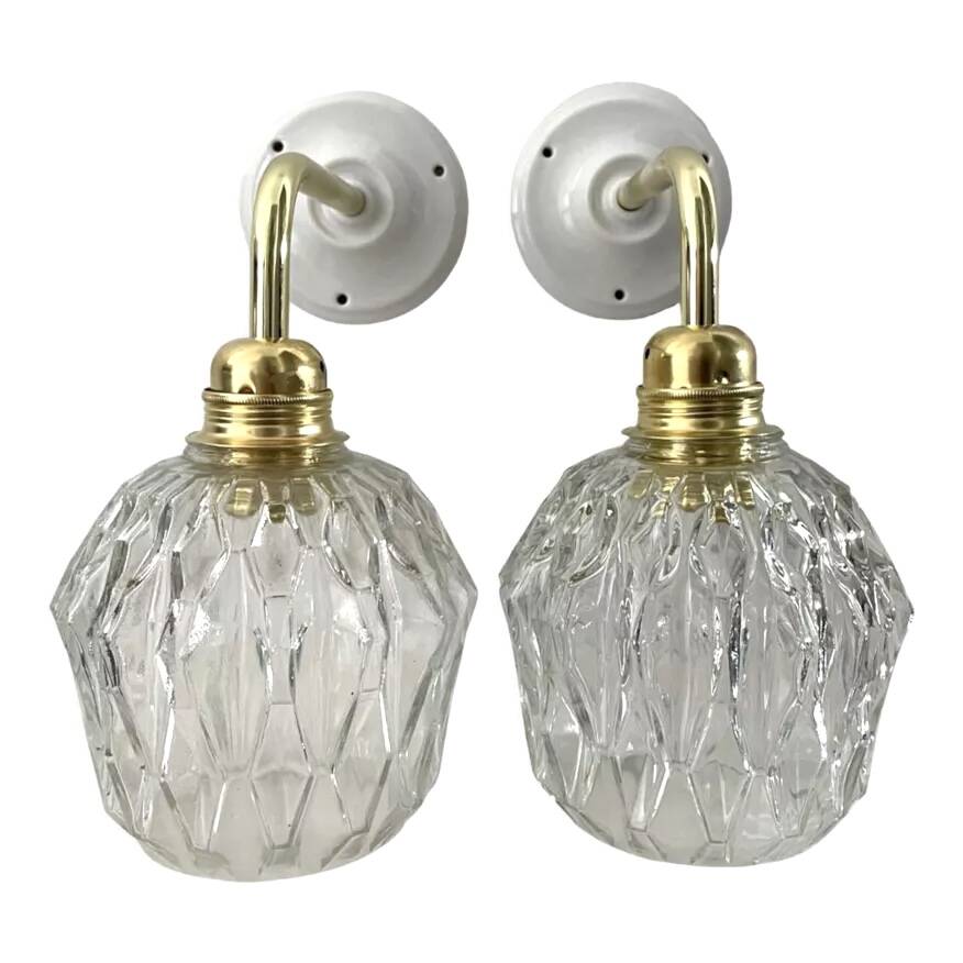 Pair of vintage wall lights