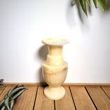 Marble onyx candle holder