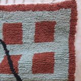 Modern Brick Red Rug - 296 x 212 cm