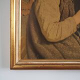 Tableau « Le Portrait de la jeune fille », design scandinave, 19e siècle, d'Albert Anker