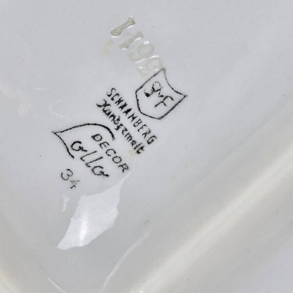 Plat compartimenté – Schramberg – décor Ollo – 1950s