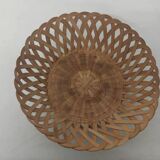Set of 3 Vintage woven rattan baskets