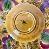 12 dessert plates in Sarreguemines slip