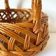 Panier en osier tressé