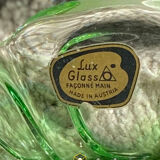 Vide poche coupe à fruits verre lux glass austria années 1950  1960 fait main