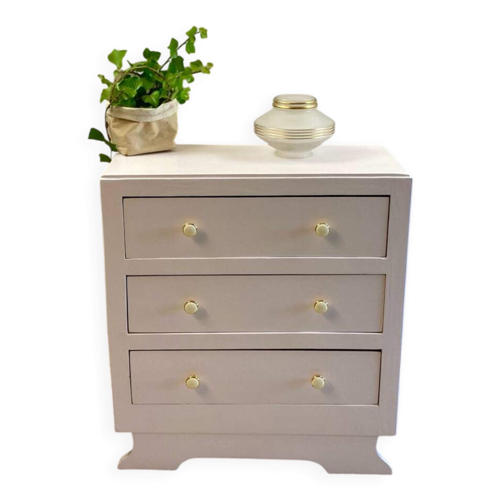 Commode vintage rose