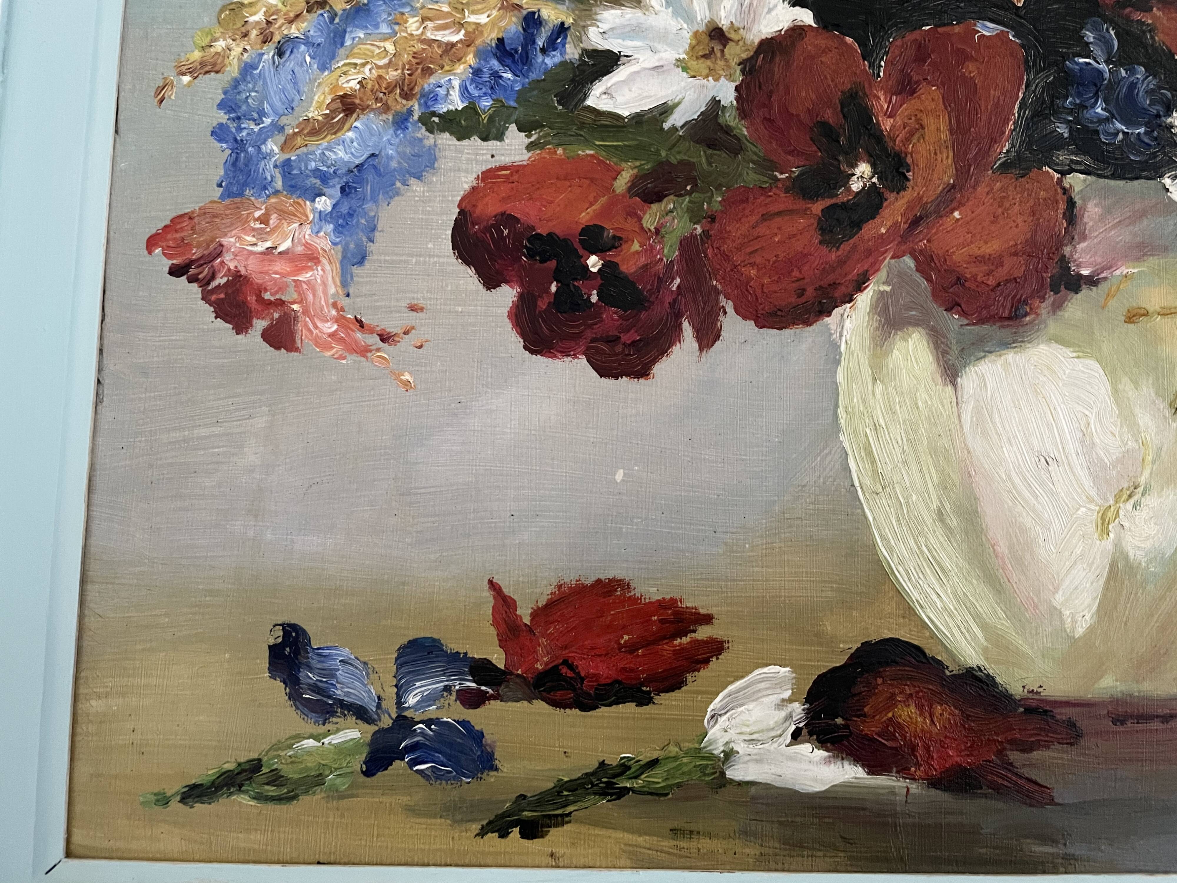 Old bouquet painting