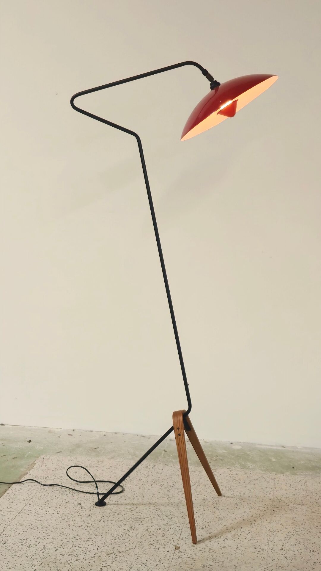 Gerard Guermonprez vintage design lamp post lamp 1950
