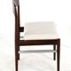 Set of 6 Rosewood AWA Dining Chairs 'Bennekom'  - new upholstery
